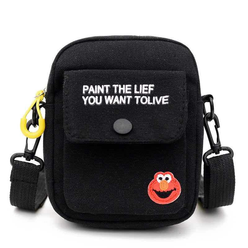 Canvas messenger bag