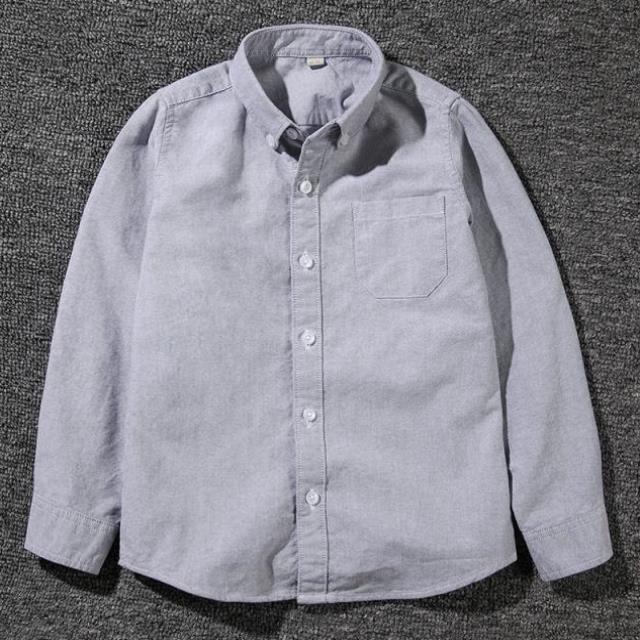 Boys Casual Solid Color Long Sleeves