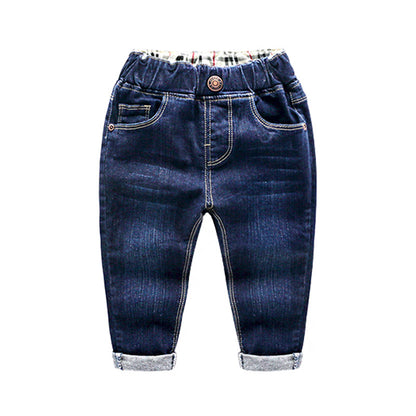 Small and medium-sized children's denim trousers