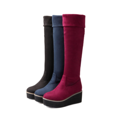 Winter Thick-soled Flat-bottom High Boots Tide