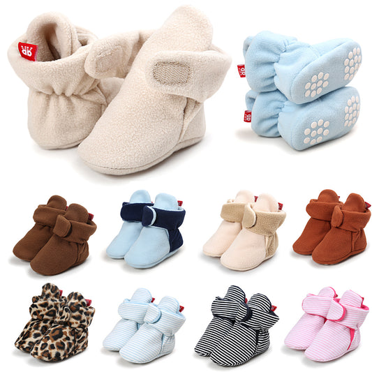 2021 autumn and winter off shoes shoes shoes baby toddler shoes boots cotton soft non slip bottom tube 4096