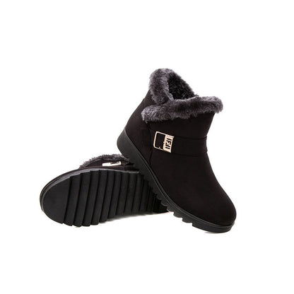 Plus size warm cotton boots
