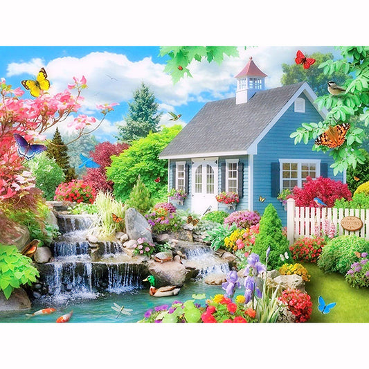 5d DIY Diamond Embroidery Gift Home House Painting Landscape
