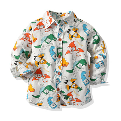 Children's cotton bottoming shirt