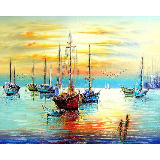 Malen Nach Zahlen - Boote