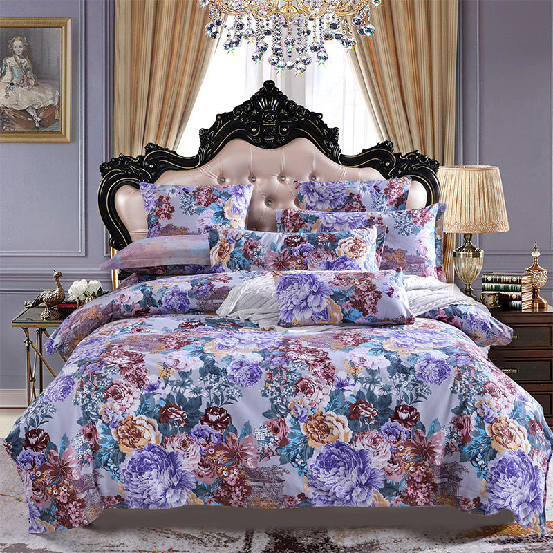 Four-piece cotton bedding with multiple specifications