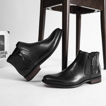 First Layer Cowhide  Boots Men's Leather