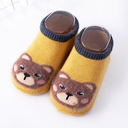 Baby Floor Socks Terry Thickened Cartoon Dispensing Non-Slip