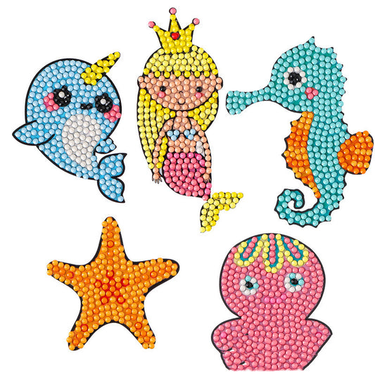 Children's Diamond Painting Free Stickers Puzzle Point Diamond Creative Handmade