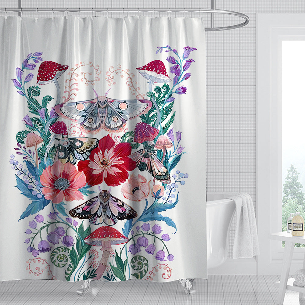 Digital Print-free Bathroom Curtain