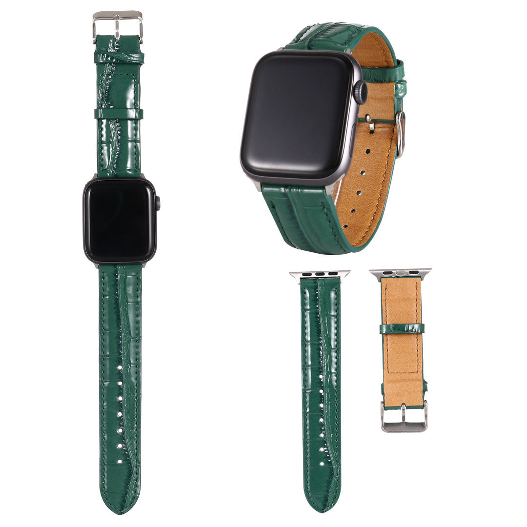 Print Unisex Leather Bowl Strap Watch