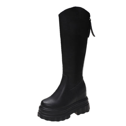 Women's Korean Style Slim But Knee Boots