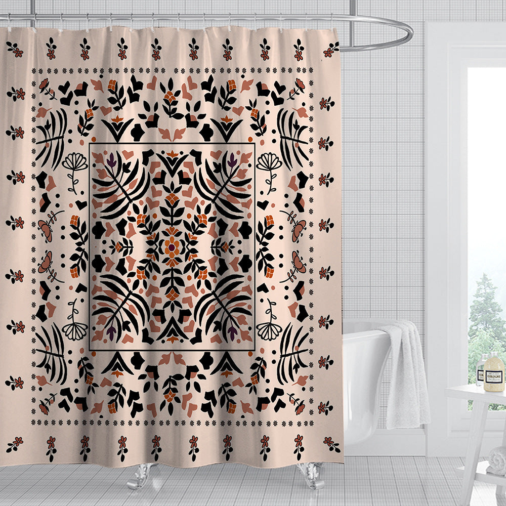 Digital Print-free Bathroom Curtain