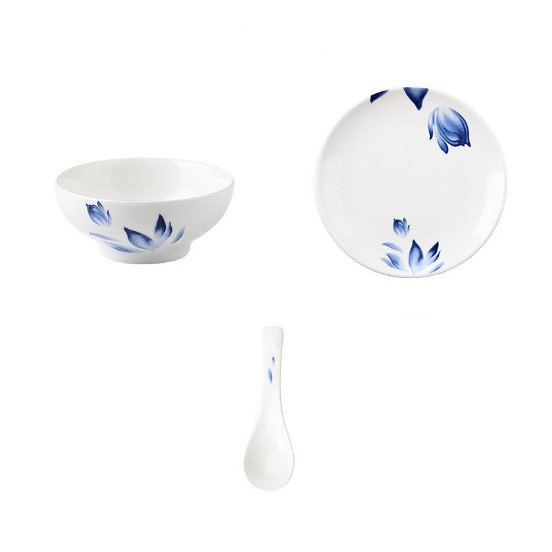 Hotel Tableware Set Eight-piece Bowl And Plate Hospitality Tableware Set