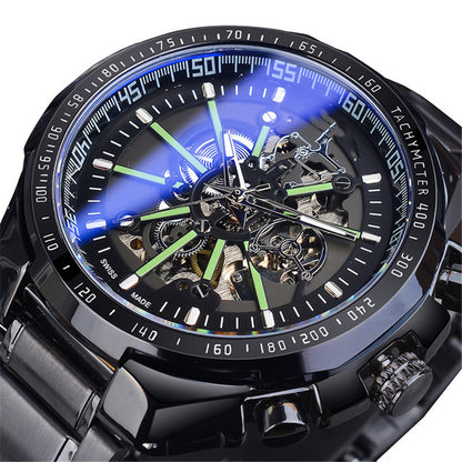 Men's Fashion Skeleton Waterproof Automatic Mechanical Watch