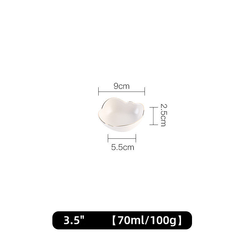Rainbow Ceramic Breakfast Tableware Household High Value