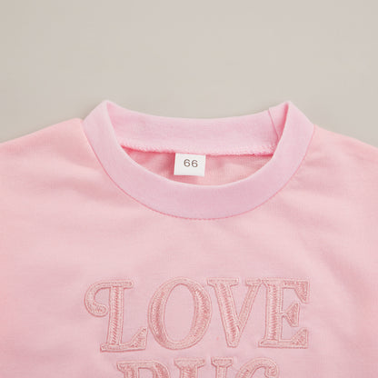 Children's Fashion Personalized Embroidered Letter Sweater