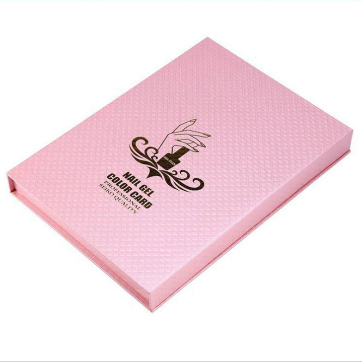 Nail Piece Pineapple Pattern Color Card Book Nail Polish Glue Display Board