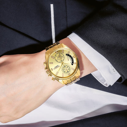 New Style Fashion Alloy Quartz Watch Gold
