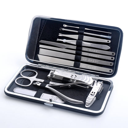 Household nail clippers and pedicure knife set