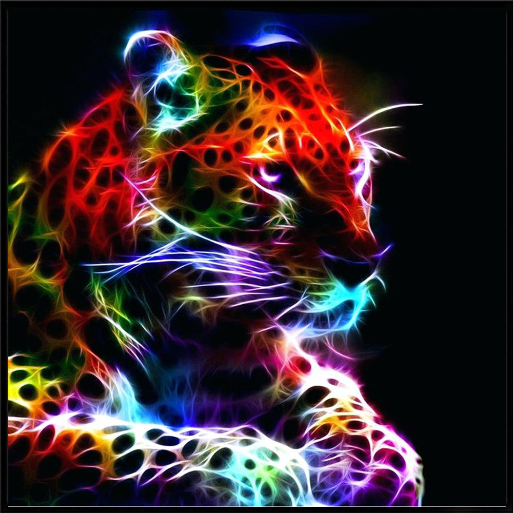 Diy5d Diamond Painting Full Sticker Animal Cross Embroidery Wolf