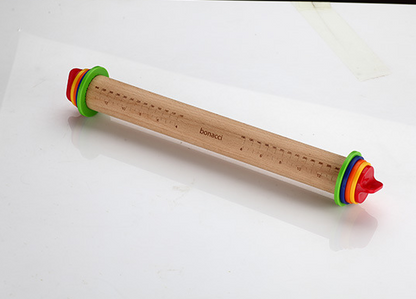 Adjustable height rolling pin