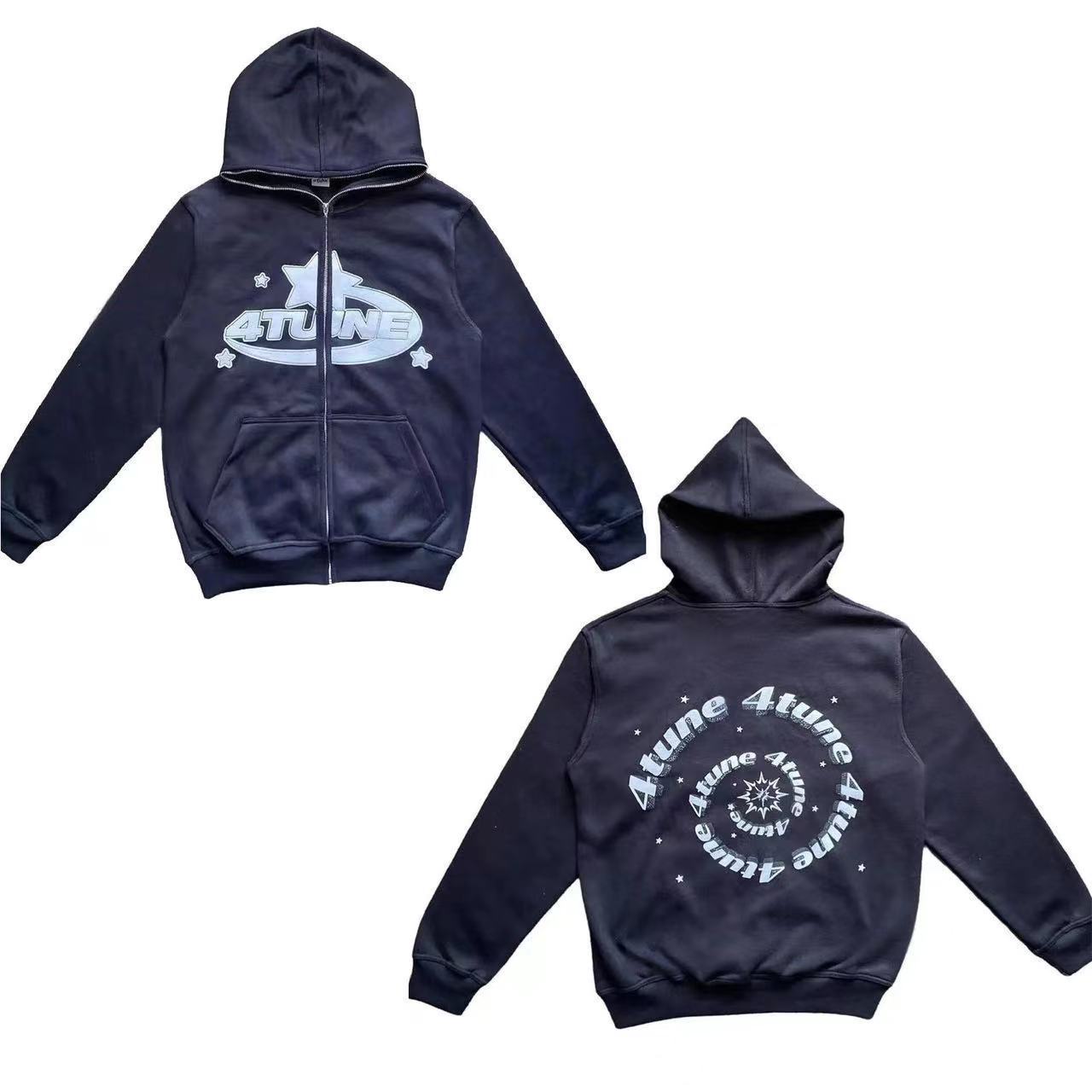 Hooded Cardigan Jacket Sports Sweater