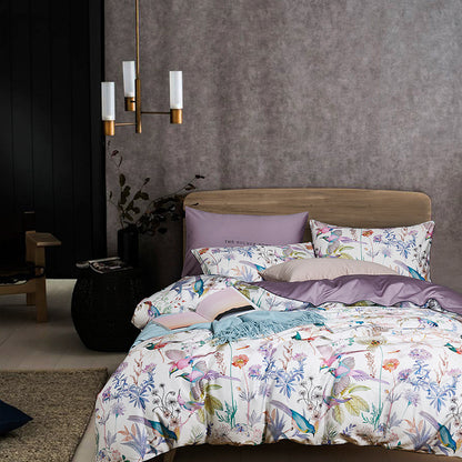 60s long-staple cotton plant four-piece set