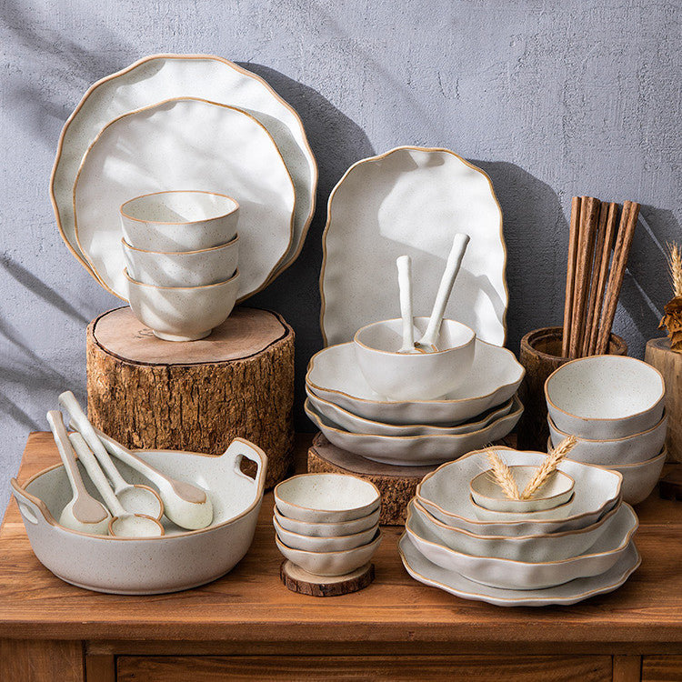 New Creative Luxury Dishes Set High Sense Of Home Use
