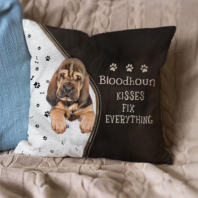Linen Pillowcase Sofa Cushion Peach Skin Pillowcase
