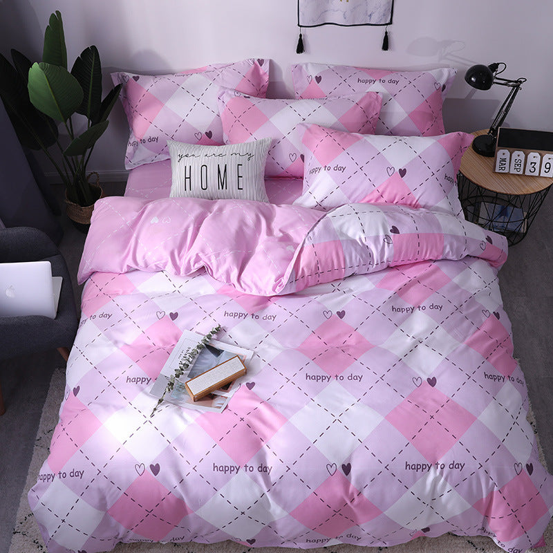 Four-piece cotton bedding with multiple specifications