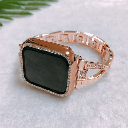 Thin wrist metal watchband case