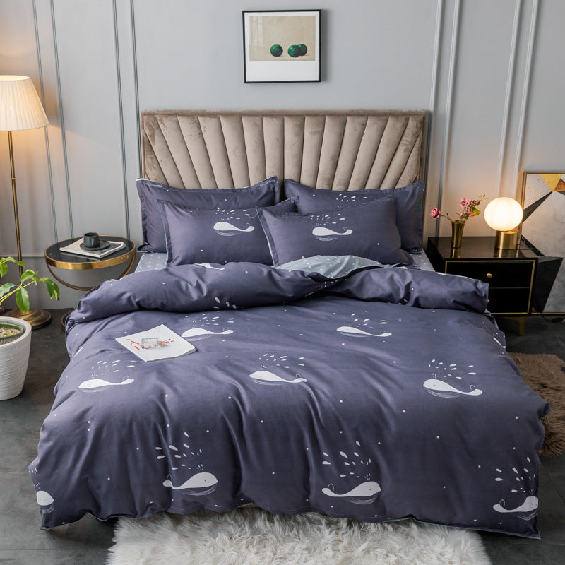 Four piece set of pure cotton wool