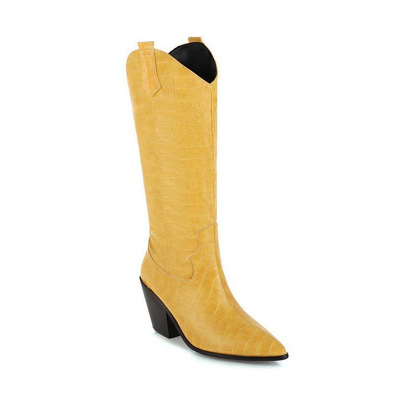 But knee-in-tube thin skinny shoes knight boots