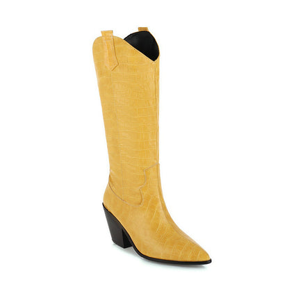 But knee-in-tube thin skinny shoes knight boots
