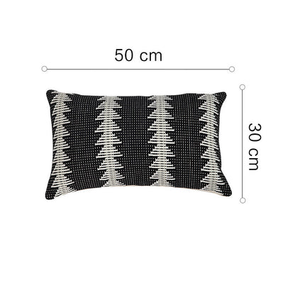 Fringed tufted square waist pillowcase