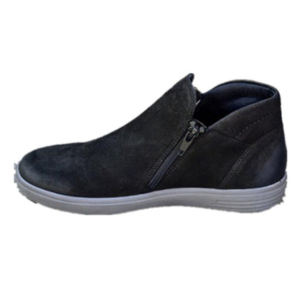 Autumn And Winter Fashion Round Toe Side Zipper Martin Boots