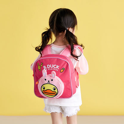 Little yellow duck children's traction Backpack