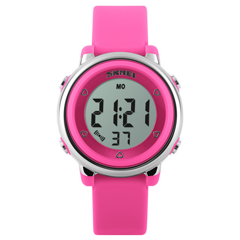 led light waterproof electronic watch