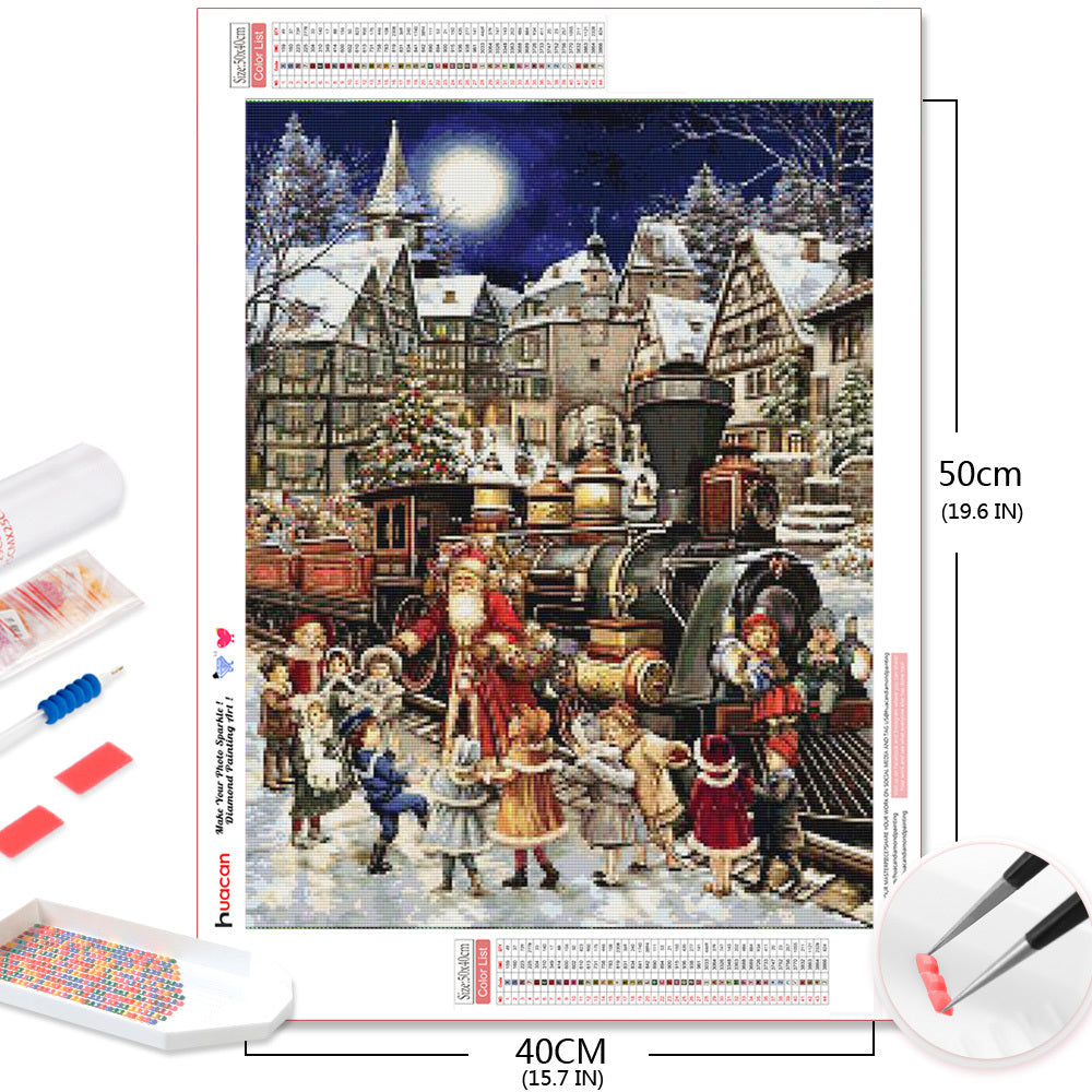 Mosaic Winter Rhinestone Picture Crafts