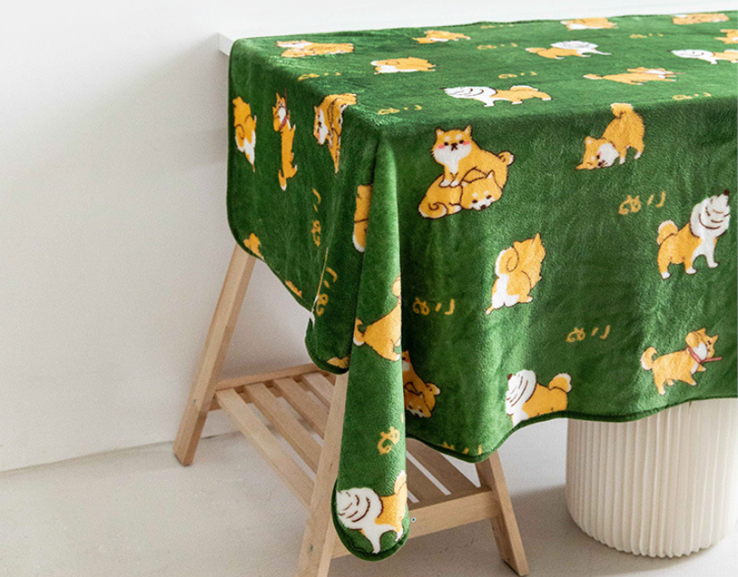 Little Fat Shiba Inu Firewood Blanket