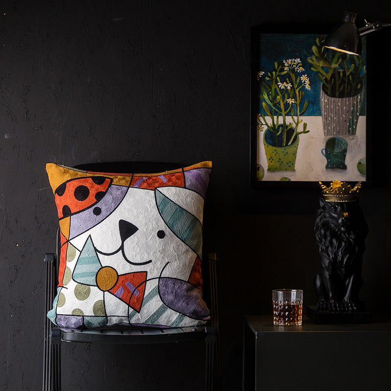 Abstract wind pillowcase
