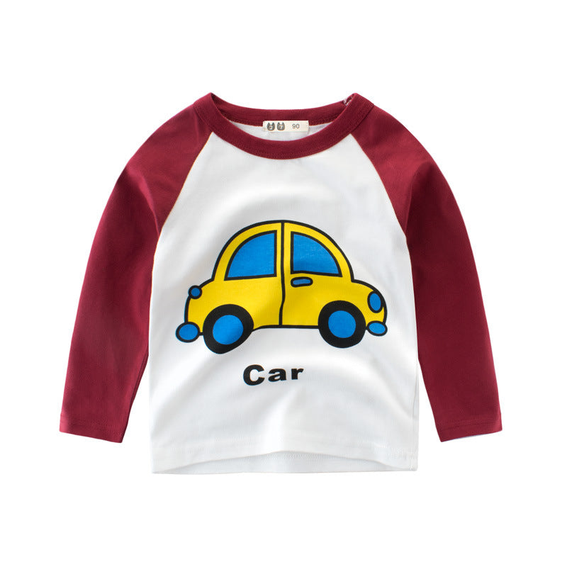 Korean children's wear autumn new boys' long sleeve T-shirt