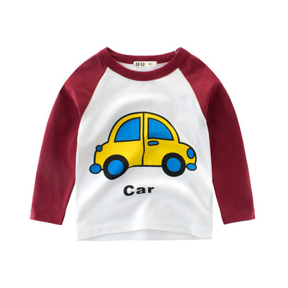 Korean children's wear autumn new boys' long sleeve T-shirt