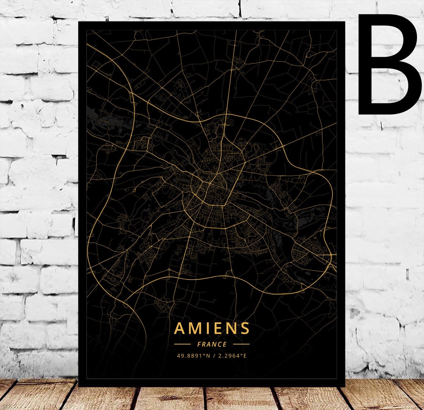 Poster Amiens Anges  Bethune Bordeaux,chest Caen, Marseille Cayenne France