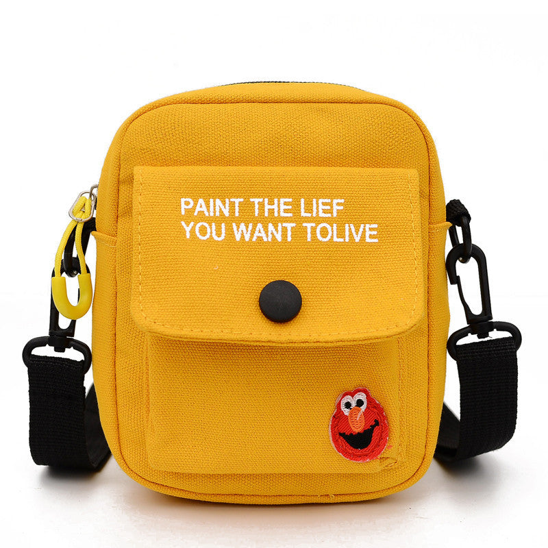 Canvas messenger bag