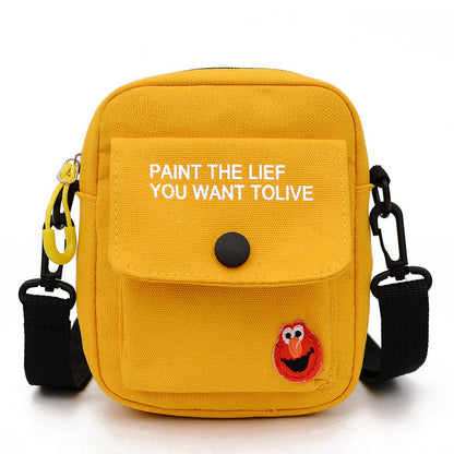 Canvas messenger bag