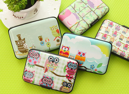Owl organ card package ultra-thin cute women's multi-card card package bus bank card sets