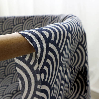 Ins linen fabric tablecloth curtain flower cloth