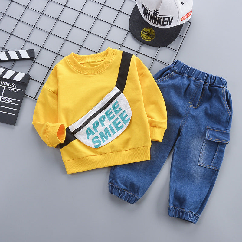 Long sleeve t-shirt suit